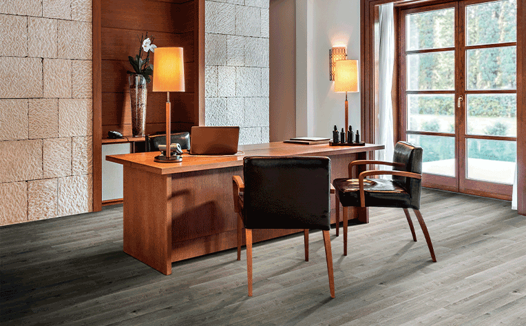 vinyl plank flooring office